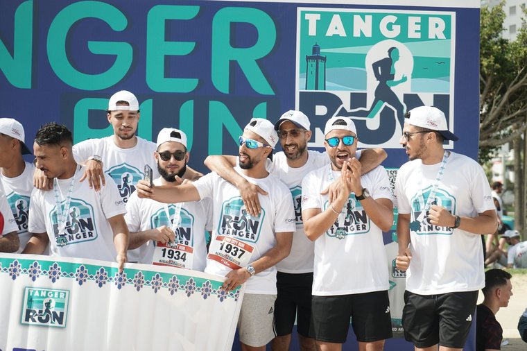 Colleagues at the Tanger Run