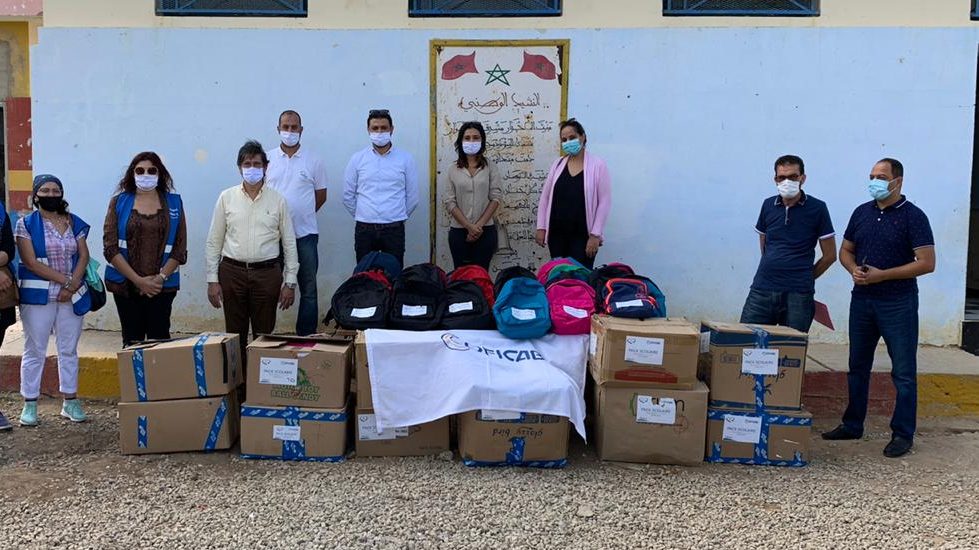DONATION OF 200 SCHOOL BAGS